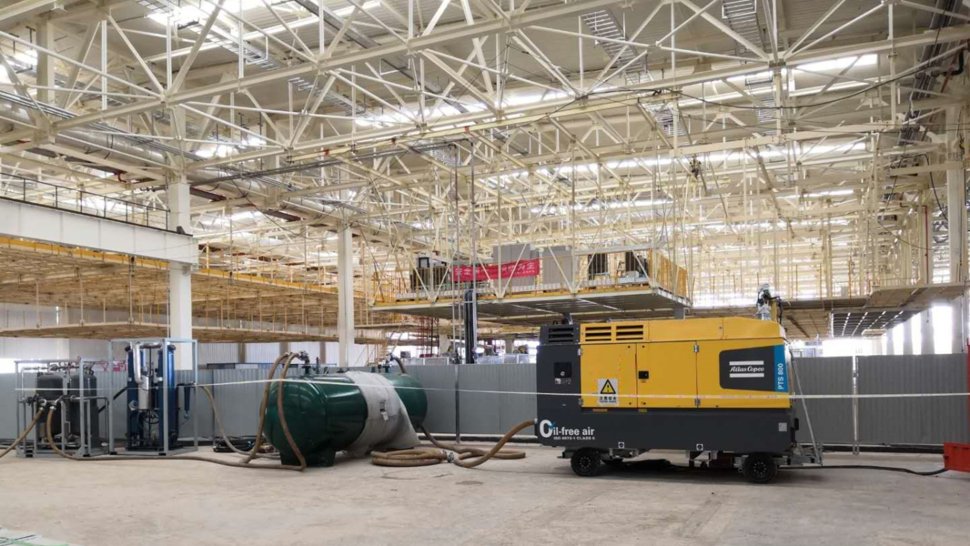 武漢東風(fēng)本田柴驅(qū)無油空壓機(jī)租賃